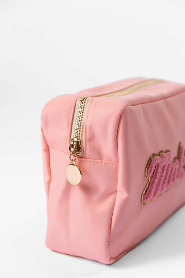 Pink Makeup Travel Pouch FINAL SALE