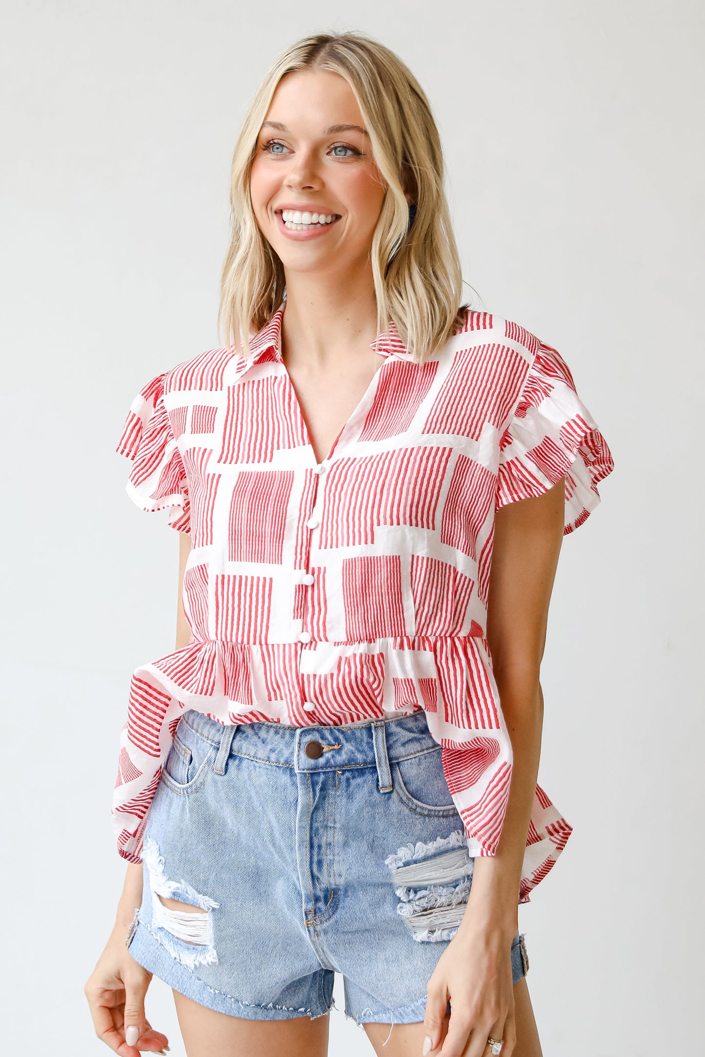 FINAL SALE - Deep Dive Distressed Denim Shorts
